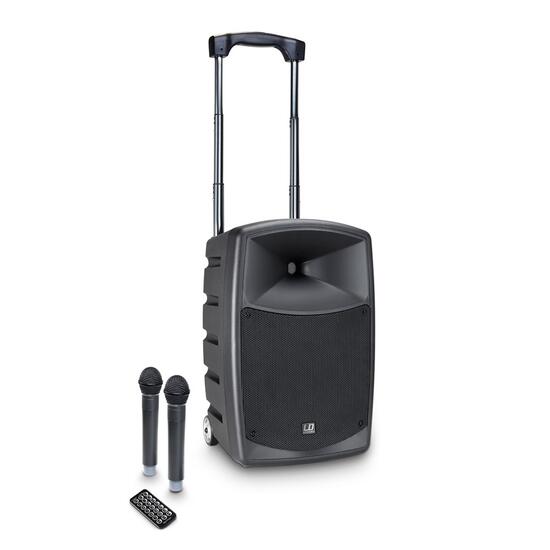 Boxa activa portabila cu acumulatori LD Systems ROADBUDDY 10 HHD 2 B6, 2 microfoane wireless