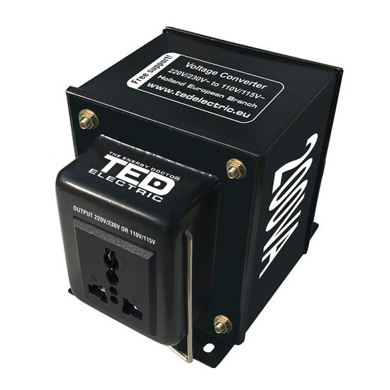 Transformator convertor 230>110V 200VA/200W TED 003652 TED110-200VA, reversibil