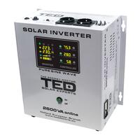 Invertor solar 24V 2600VA/1800W TED 000293, MPPT, 1.8kW