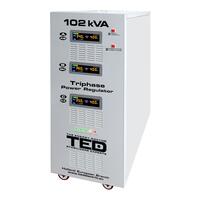 Stabilizator tensiune trifazat 102KVA 70KW TED 102KSVC, servo motor, SVC