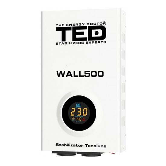 Stabilizator tensiune 500VA/300W TED WALL500, AVR, cu relee, pe perete