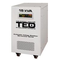 Stabilizator tensiune 15KVA/12KW TED 15KSVC, SVC, servo motor, monofazat