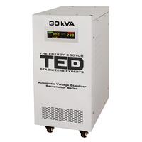 Stabilizator tensiune 30KVA/24KW TED 30KSVC, SVC, servo motor, monofazat
