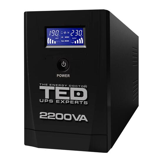 UPS Line Interactive 2200VA/1200W TED 001610, AVR, LCD