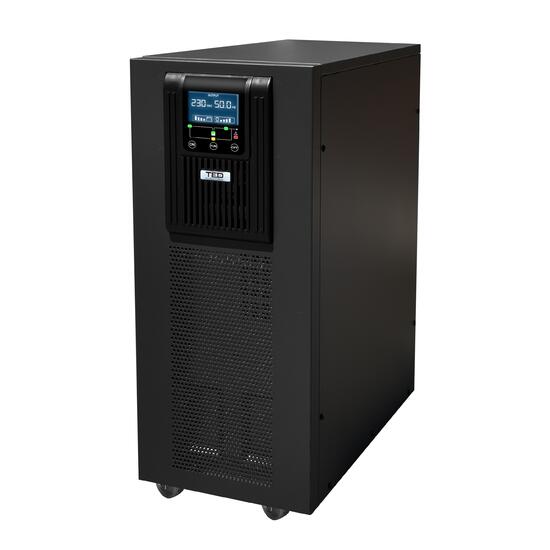 UPS Online 10kVA/9kW TED 10kVA Tower, LCD, sinus pur