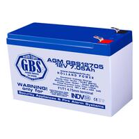 Acumulator plumb acid 12V 7.05AH TED GBS12705 AGM 151x50x95 mm terminal F1