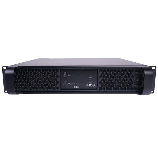 Amplificator de putere IHOS D1200, clasa D, 2 canale, 2x600W/8 ohmi, 2x1200W/4 ohmi