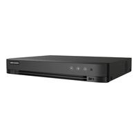 DVR PoC Hikvision DS-7204HUHI-K1/P, 4 canale, 5MP, 1080p, alim. pe cablu coax., fara HDD