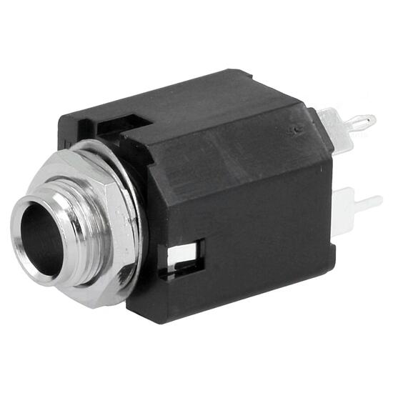Soclu mufa Jack 6.3 ACJM-MN-2S, mono, mama, cu intrerupator drept