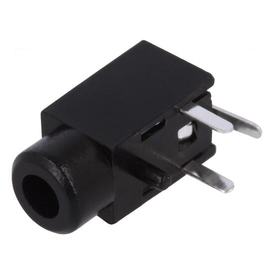 Soclu mufa Jack 2.5 mama FC68102, mono, montare placa, cu intrerupator