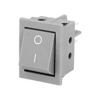 Intrerupator Rocker ON-OFF 15A 250v, RS2013C3GR, gri