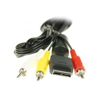 Cablu AV Scart > 3 x RCA, pentu PS1 / PS2 / PS3