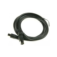 Cablu coaxial mufat mama - tata, Clasa A, 1.5m, negru
