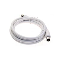 Cablu coaxial mufat mama - tata, 1.5m, Clasa A