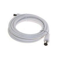 Cablu coaxial mufat mama - tata, 2.5m, Clasa A