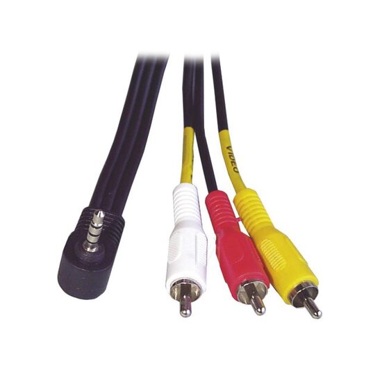 Cablu Jack 3.5 Tata 4 Pini > 3 x Rca Tata, stereo
