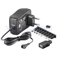 Alimentator AC/DC universal Goobay , comutatie, 1500mA, 9 mufe