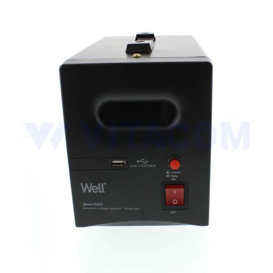 Stabilizator automat de tensiune cu releu 2000VA, Well