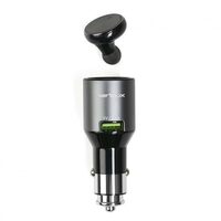 Incarcator auto cu casca bluetooth Serioux, 5V 2.4A