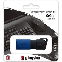 Memorie USB Flash Drive Kingston DataTraveler, 64GB USB 3.2