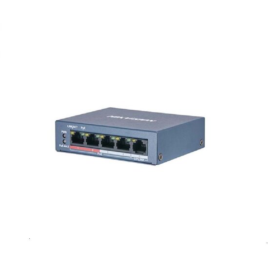Switch 4 porturi HikVision, PoE, DS-3E0105P-E/M(B)