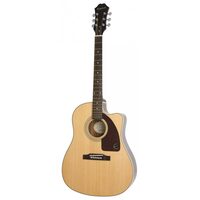 Pachet chitara acustica Epiphone J-15 EC Deluxe Natural + Hard Case