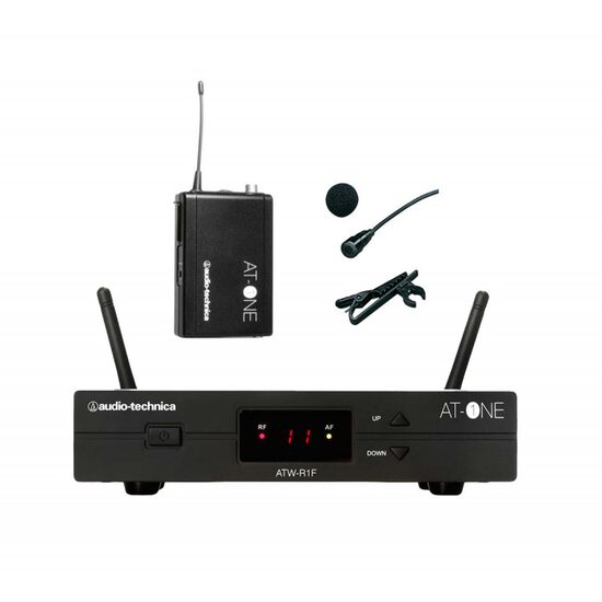 Sistem fara fir cu lavaliera Audio-Technica AT-One ATW-11/PDE3 , bodypack ATR35cW omnidirectionala