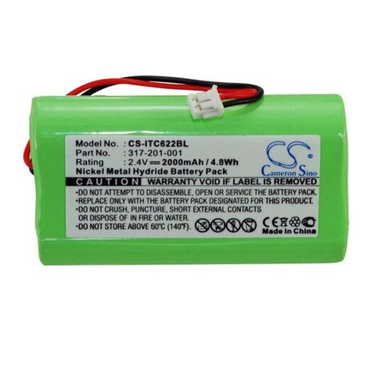 Produs: Acumulator Ni-MH 2.4V 2000mA 2xR6 (2XAA) 29x50.5x15mm