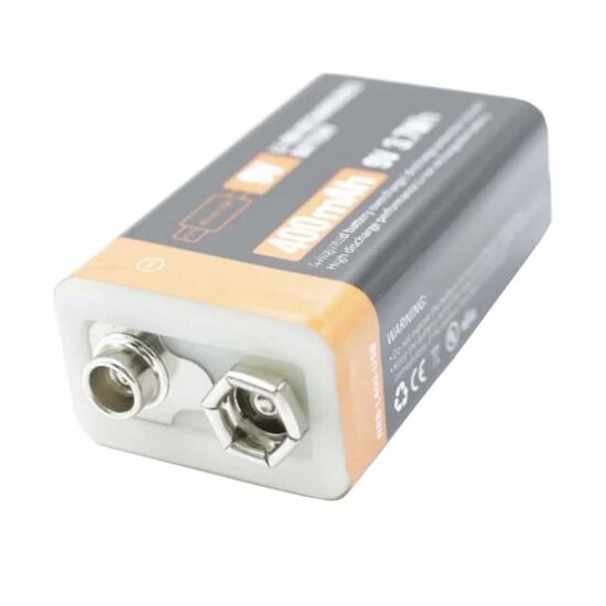 Produs: Acumulator Li-Ion 9V 400mAh, E-Block cu incarcare cu micro USB