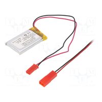 Acumulator Li-Po 3.7V 500mAH, JST SYR-02T