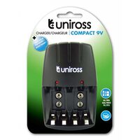 Incarcator acumulatori Uniross, 2xR3 / 2xR6 / 9V, compact USB