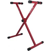 Stativ clapa Nowsonic Nord XStand, simplu X, rosu