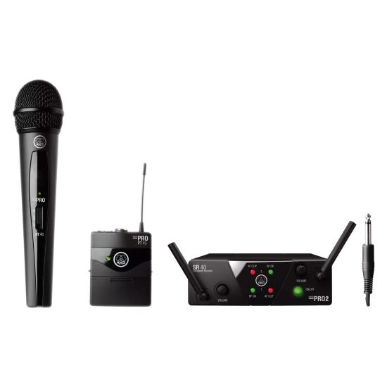 Produs: Sistem fara fir de instrument si microfon de mana AKG WMS40 Mini Dual Vocal Instrumental Set