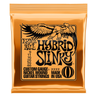 Corzi chitara electrica 9-46 Ernie Ball 2222 nickel plated , hybrid slinky