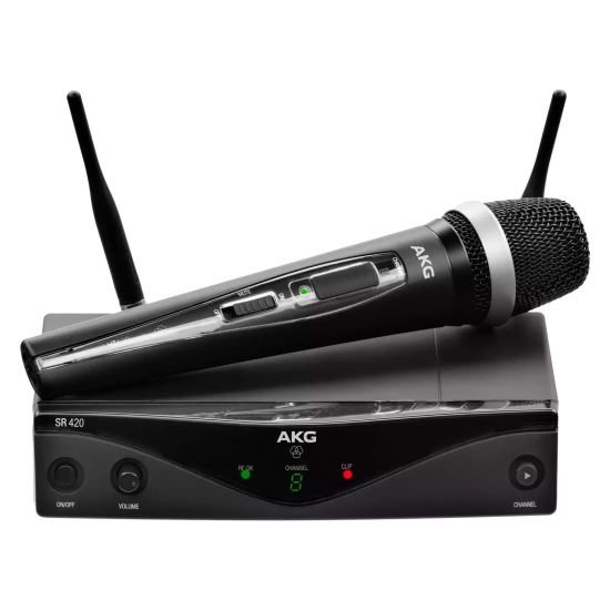 Sistem fara fir cu microfon de mana AKG WMS420 Vocal Set
