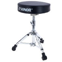 Scaun tobe Sonor DT2000, negru, rotund, piele sintetica