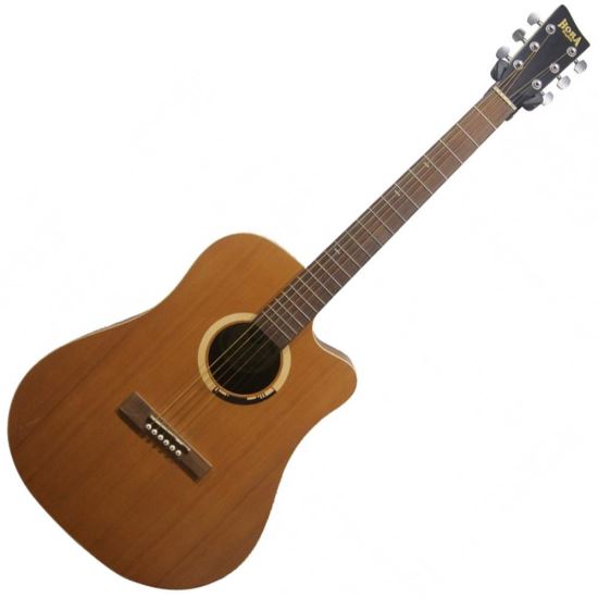 Chitara acustica Hora Western Mahon 4/4 CTW , asimetrica, cutaway