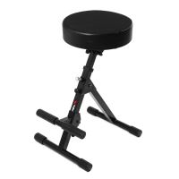 Scaun Proel KGST 10 , negru, rotund, cu suport pentru picior, piele sintetica