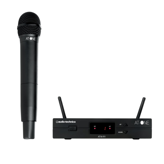 Sistem fara fir cu microfon de mana Audio-Technica AT-One ATW-13F , condenser, cardioid