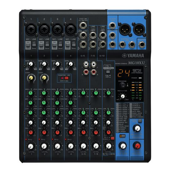 Mixer analogic Yamaha MG10XU , 10 canale, cu procesor, USB