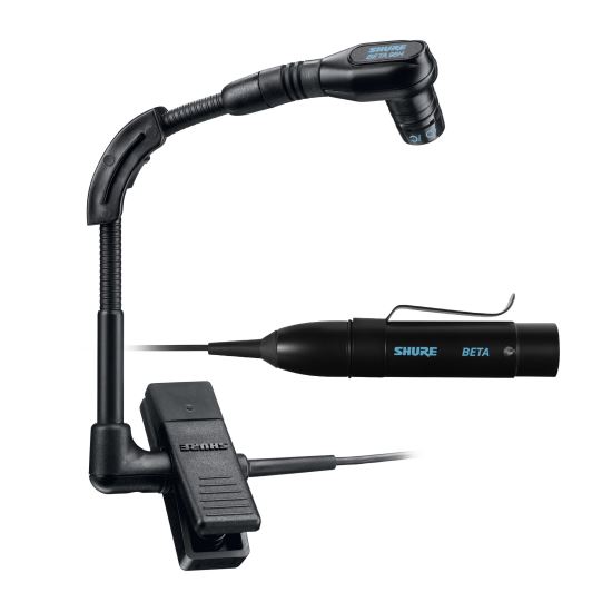 Microfon instrument Shure Beta 98H/C , adaptor alimentare pe cablu