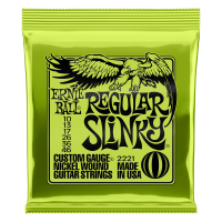 Corzi chitara electrica 10-46 Ernie Ball 2221 nickel plated , regular slinky