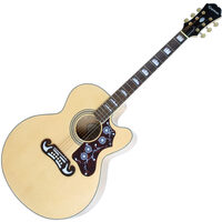 Chitara electro-acustica Epiphone EJ 200 SCE NA natur