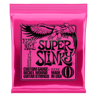 Corzi chitara electrica 9-42 Ernie Ball 2223 nickel plated , super slinky