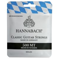 Corzi chitara clasica MT Hannabach 500MT silver plated , medium tension