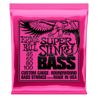 Corzi chitara bass 45-100 Ernie Ball 2834 nickel plated , super slinky