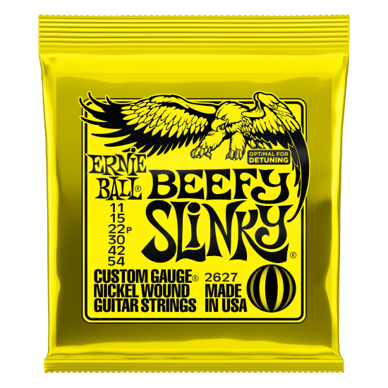 Corzi chitara electrica 11-54 Ernie Ball 2627 nickel plated , beefy slinky