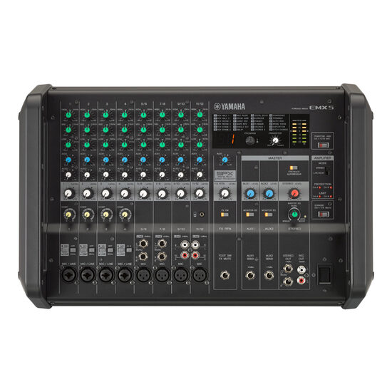 Mixer analogic cu amplificare Yamaha EMX5 , 12 canale, 2x630W