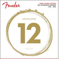 Corzi chitara acustica 12-52 Fender Dura-Tone 880L 80/20 , light, coated