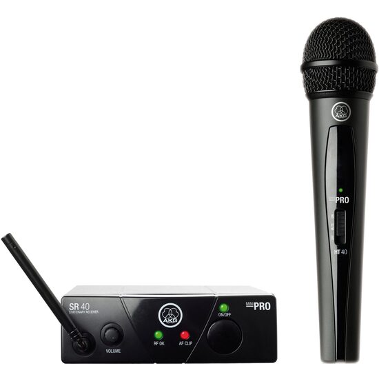 Sistem fara fir cu microfon de mana AKG WMS40 Mini Vocal Set